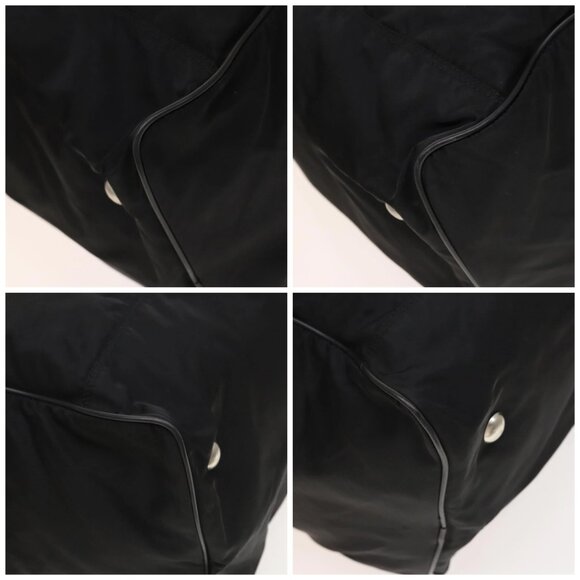 PRADA Boston Bag Nylon 2way Black Silver Auth bs28231 - Picture 12 of 14